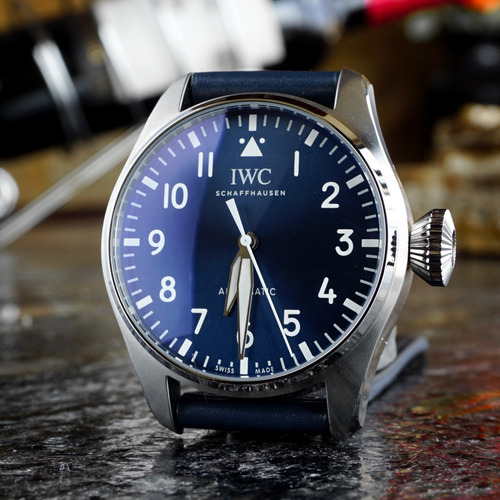 Reloj De Piloto Aviator Iwc Classique Moonwatch 