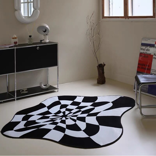 Alfombra De Dormitorio De 60 X 60 Cm (terciopelo Cristalino)