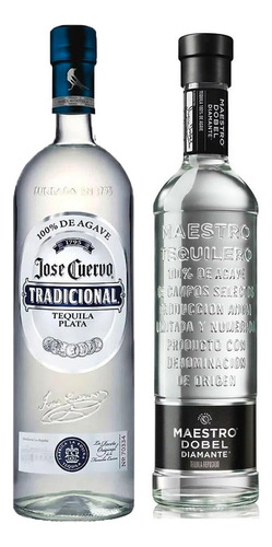 Tequila Jose Cuervo 950 Ml + Tequila Maestro Dobel 700 Ml