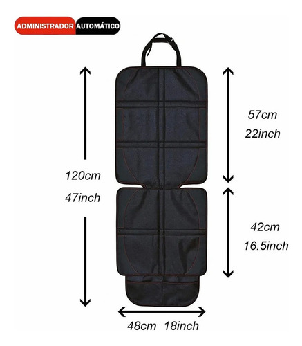 . Funda Protector De Asiento Y Respaldo For Auto