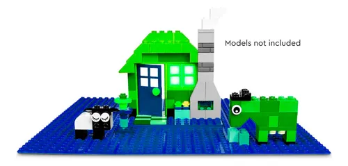Placa Base Compatible Con Lego 40cm X 40cm Azul Interactiva