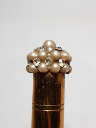 Imagen 4 de 5 de Antiguo Lápiz Labial Art Deco Perlas E Arden 1930 Mag 58504