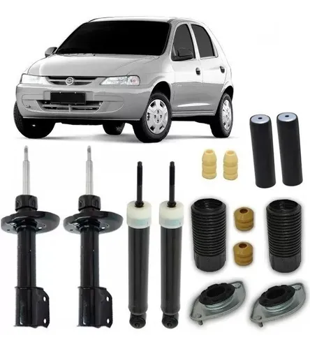 comprar 4 Amortecedor+ 4 Kit Suspensão Celta 2002 2003 2004 2005