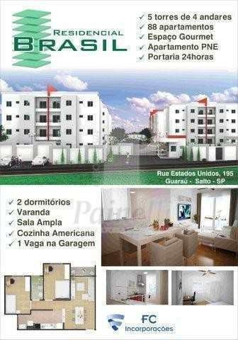 Imagem 1 de 10 de Apartamento Com 2 Dorms, Jardim América, Salto - R$ 190.800,00, 68m² - Codigo: 1391 - V1391