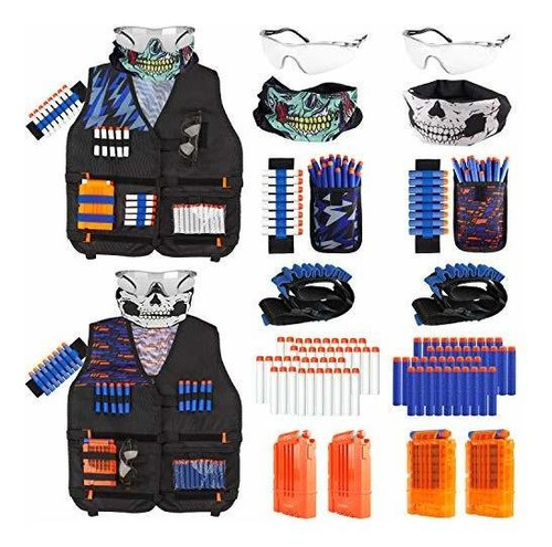 Arañas  Taiker Compatible Con El Kit De Chaleco Nerf, Paque