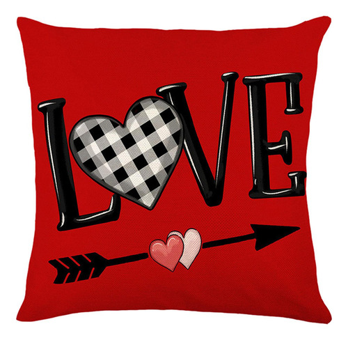 Almohada Romántica Para El Día De San Valentín Para Vivir 