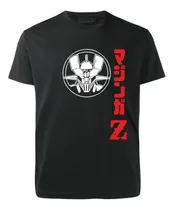 Comprar Remera Negra Mazinger Z Anime Mecha Serie Tv