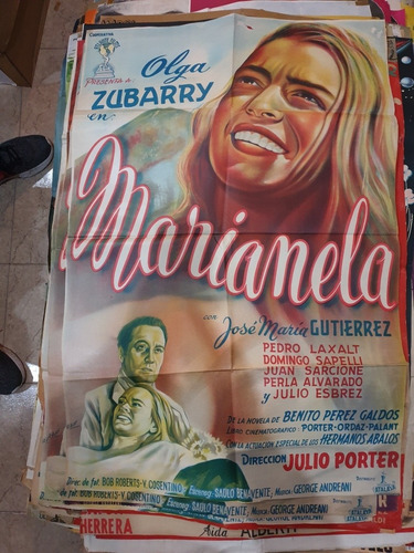 Antiguo Afiche De Cine Argentino C/olga Zubarry 319- Museo