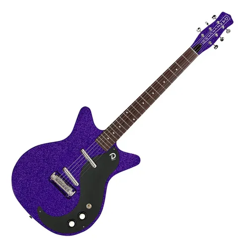 Guitarra Danelectro Vintage 59 Purple Metalflake Blackout | Frete