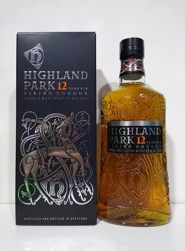  Whisky Highland Park 12 Anos Viking 750ml 43% - Single Malt