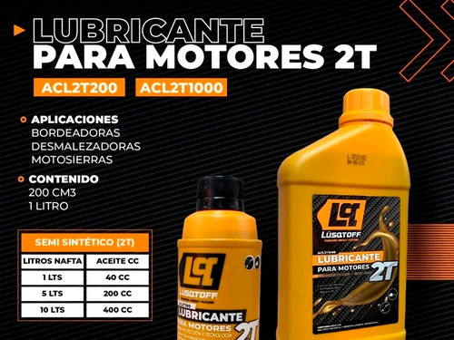 Imagen 5 de 8 de Desmalezadora Motoguadaña Ld-52 + Aceite 2t Lusqtoff *