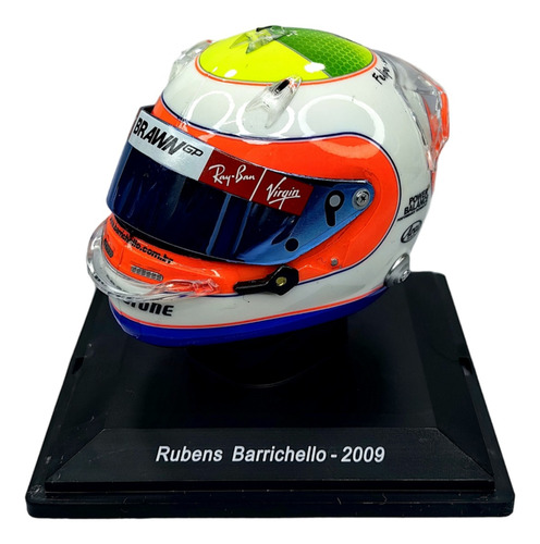 Casco Formula 1 Rubens Barrichello Brawngp F1 2009 Spark 1:5