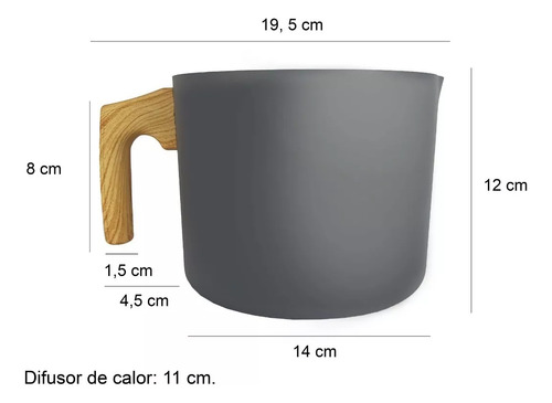 Jarra Hervidor Hudson C/antiadherente Granito De 14cm Granito