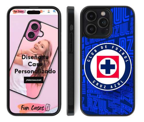Funda Club De Futbol Cruz Azul 4 Negro Xiaomi Redmi Note 13 Pro Plus 5g
