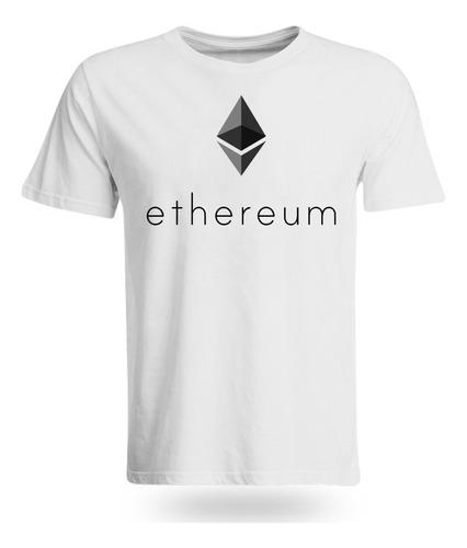 Camiseta Ethereum Criptomoneda Unisex Adultos