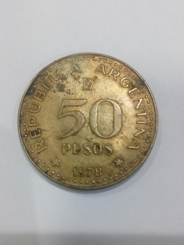 Moneda 50 Pesos Argentinos Año 1978