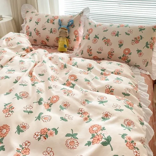 Juego Ropa De Cama Sabana +funda De Plumon 1.5 Plazas Hm18
