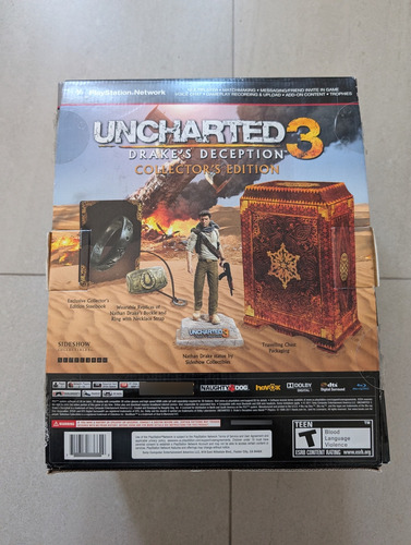 Ps3 Uncharted 3 Drake's Deception Edición Especial Coleccion (Usado)