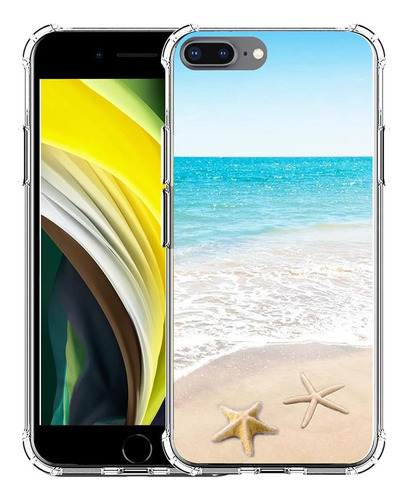 Muqr Funda Para Iphone Plus Protector De Playa Protector De Estrella De Mar De Playa.