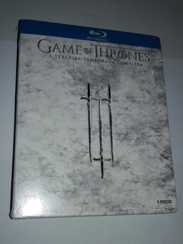 Game Of Thrones Terceira Temporada Box Blu-ray 5 Lacrado 