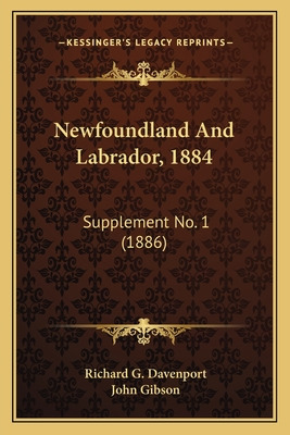 Libro Newfoundland And Labrador, 1884: Supplement No. 1 (...