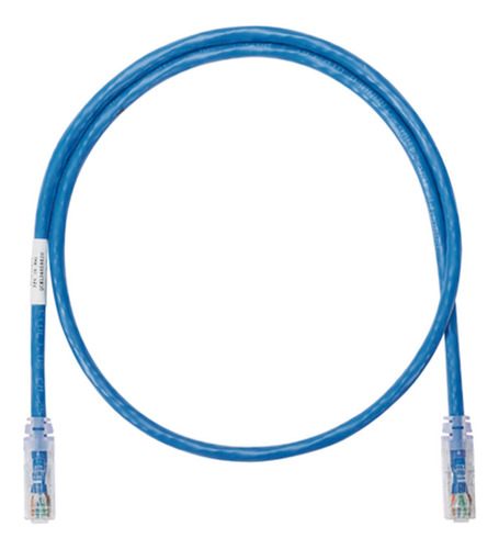 Cable De Red Cat 6 Color Azul 1.5mts. Marca Panduit Netkey 
