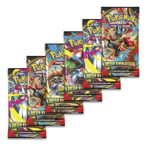 Booster Box Mega Evolution - Pokemón Tcg, Inglês Mega