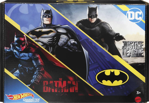 Hot Wheels Batman Coche Personaje 6 Pack, Inspirado Por V...