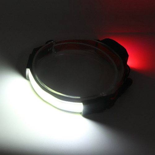 Faro Rojo Led Cob Highlight, Cabezal Recargable