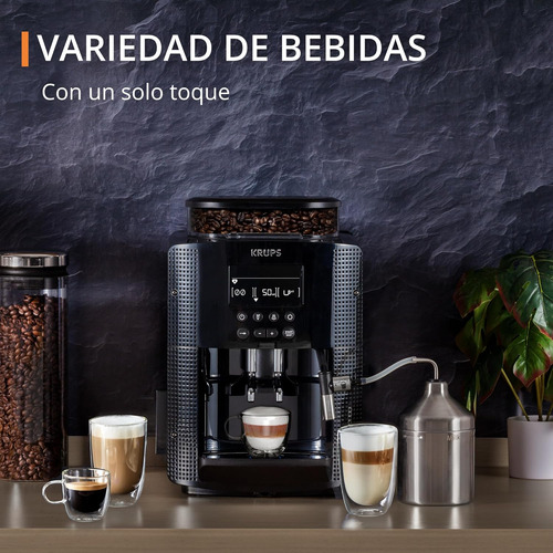 Cafetera Súper Automática Krups Essential (oferta Julio 25) Negro