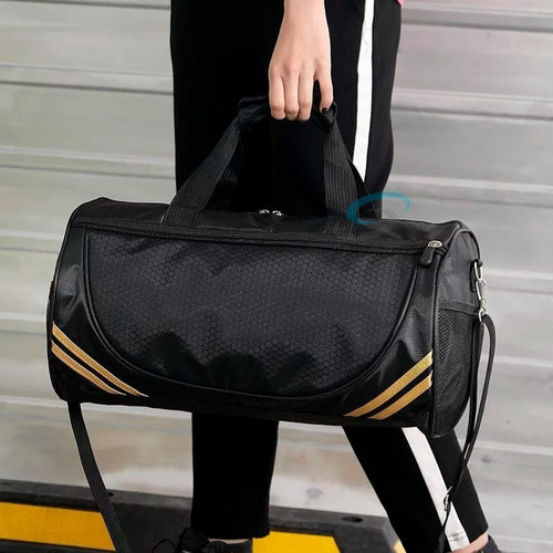 Maleta Deportiva Gym Viaje Mochila Franjas Colores De Moda
