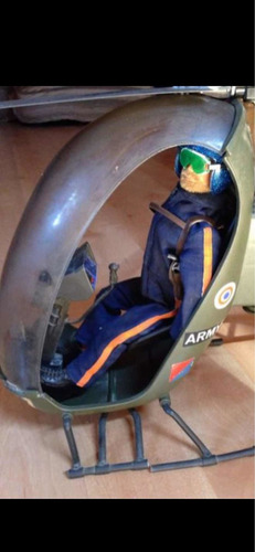 Kit De Traje De Piloto Helicóptero Muñeco Geyperman Años 70 (Usado)