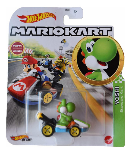 Hot Wheels Mario Kart Yoshi, Kart Estándar