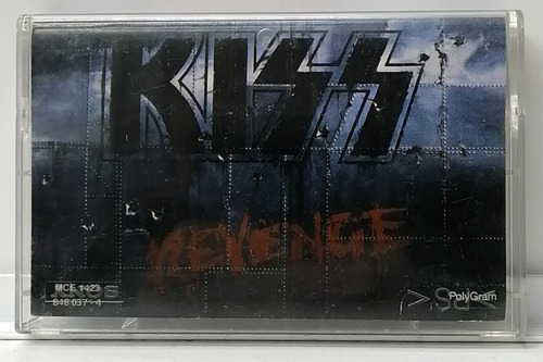 Kiss Cassette Mexicano Revenge Polygram 1992 Hrd Mrx Kst