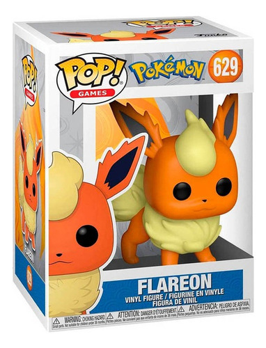 Figura De Acción Pokémon Flareon De Funko Pop! Games
