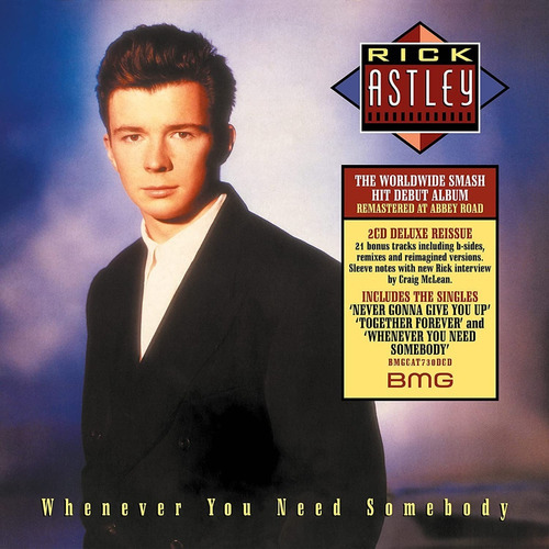 Rick Astley Whenever You Need Somebody Deluxe Edition 2 Cd