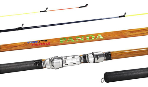 Kit Pesca Piau Molinete Cross Mini + Vara Telescópica 1,50m Cor Preto