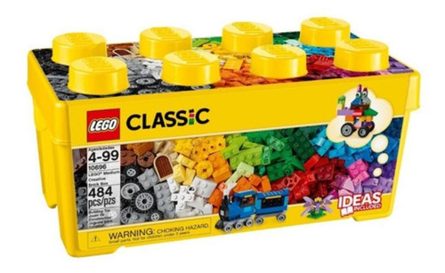 Imagem 2 de 3 de Blocos de montar Lego Classic Medium creative brick box 484 peças em caixa