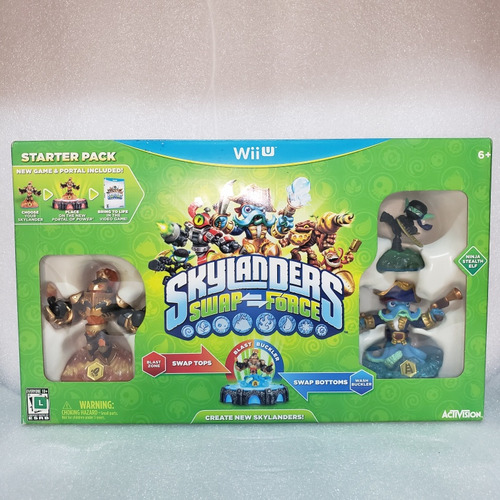 Skylanders Swap Force Starter Pack Wii U Novo Lacrado