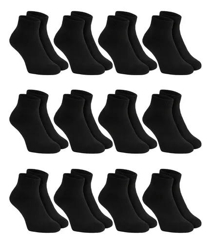 Kit 12 Pares Meias Infantil Kids Escolar Cano Médio Trifil