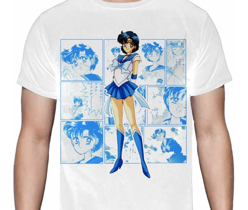 Sailor Moon - Sailor Mercury - Ami Mizuno - Polera Anime 