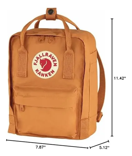 Fjallraven Kanken Mini Mochila Mujer, Arcilla, Verde, Talla