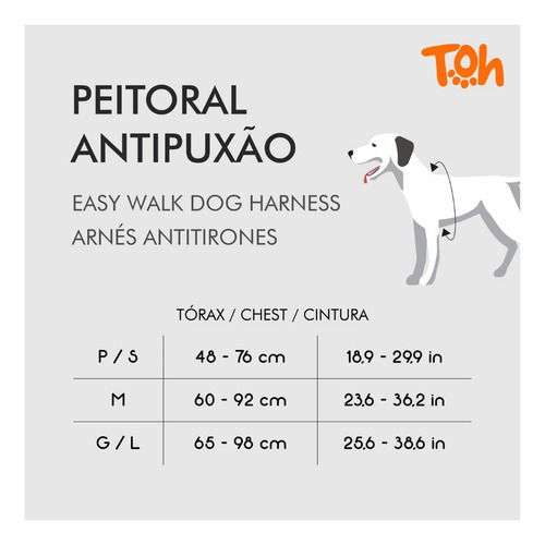 Conjunto Peitoral Antipuxão E Guia Para Cães P Lilás - Toh