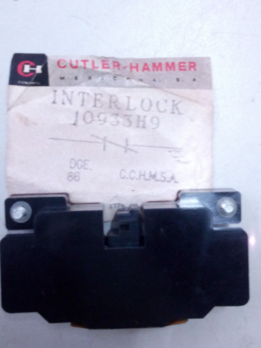 Contacto Auxiliar Mod 10933h9 Mca Cutler Hammer