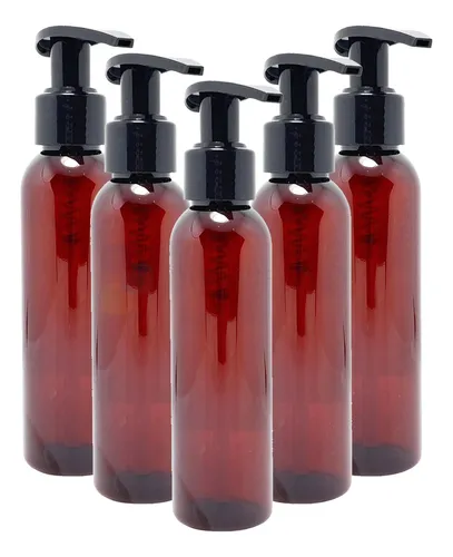 comprar Frasco Envase De Pet Ámbar 125ml Con Valvula Cremera X5