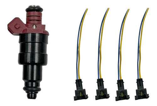 Conectores De Inyectores Para Derby Jetta 1.8 4 Pzas