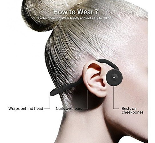 Conduccion Osea Bluetooth Auriculares De Diadema Abiertos Au