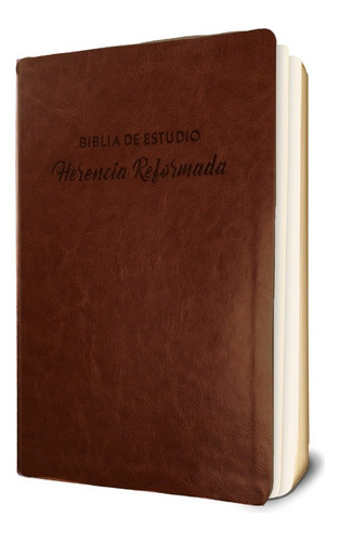 Biblia De Estudio Herencia Reformada Tapa Simil Pielxcz