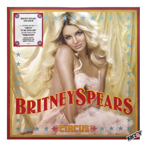 Britney Spears Circus Importado Rojo Red Lp Vinyl