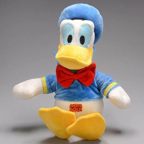 Imagem 2 de 6 de Boneco Pelúcia Pato Donald 35cm C/ Som Disney Multikid Br334